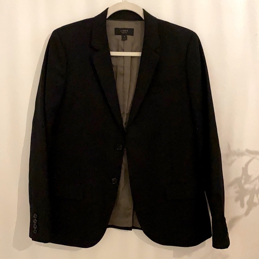 J. Crew black Ludlow blazer